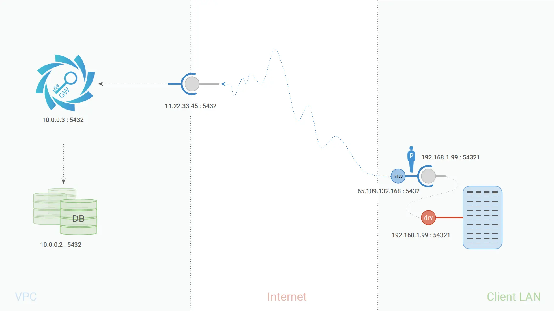 Secure Remote Access Database Architecture